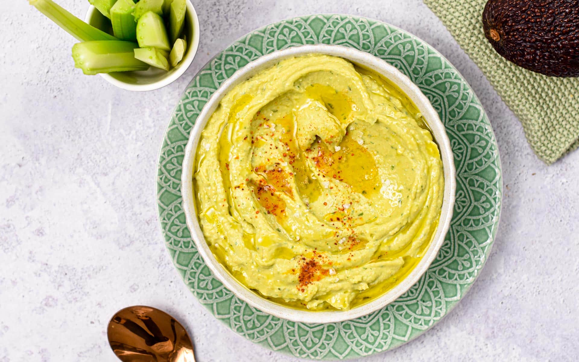 Creamy Avocado Hummus: Vegan, No Tahini & Ingredient Swaps